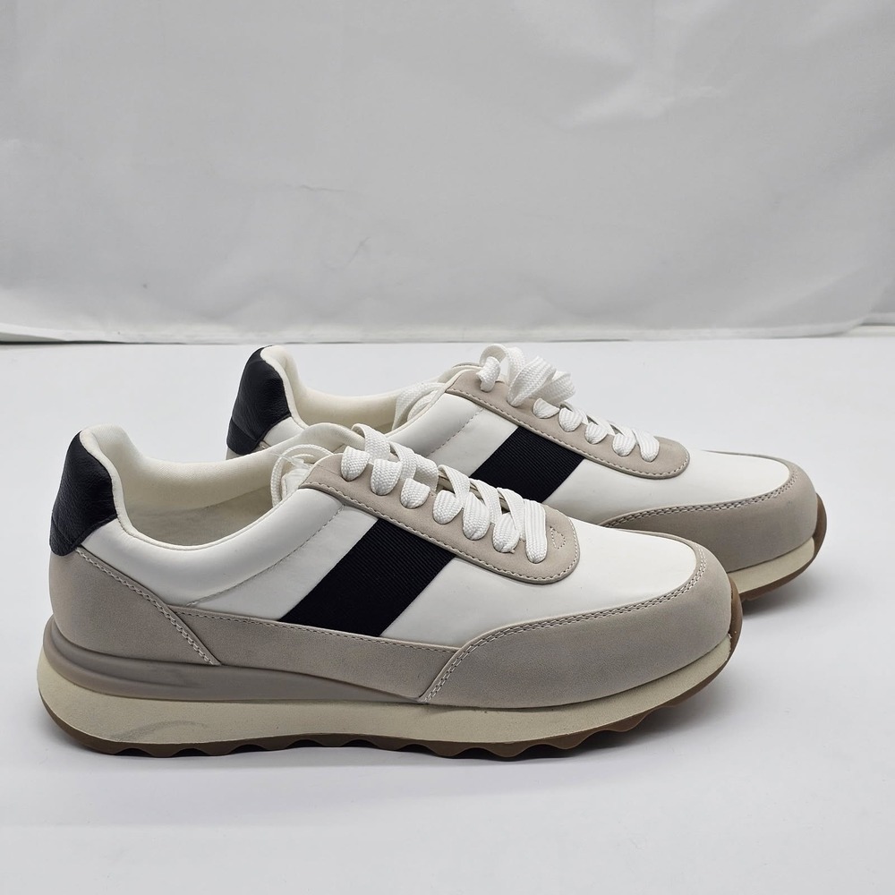 New Dolce Vita  Women's Sneaker Size 9 White With Black Stripe Zabble - Picture 6 of 10
